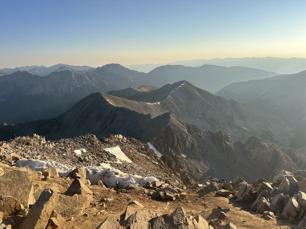 Photo from the summit of Huron Peak